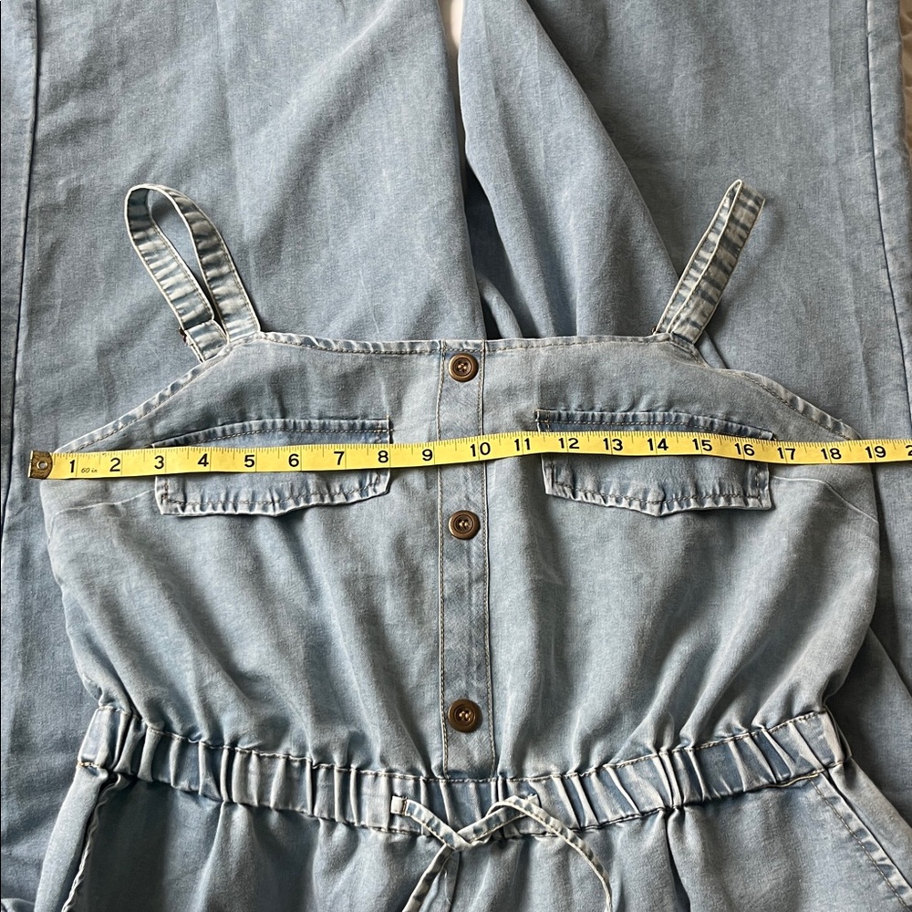 Indulge inStyle Light Blue Denim Jumpsuit - Picture 7 of 8